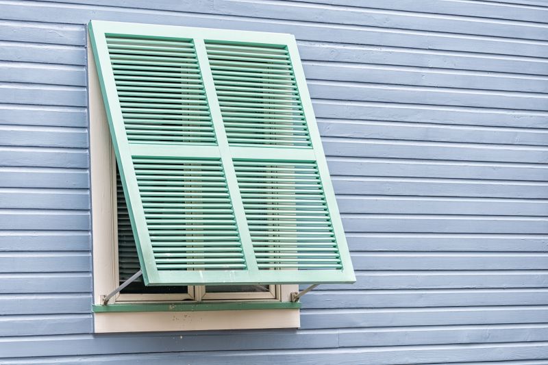 Freshly Painted Shutters