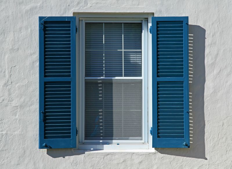 Painted Shutters Close-up